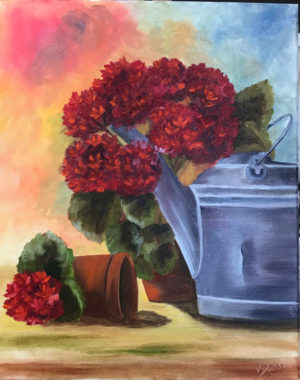 Potting Time 20" x 16"