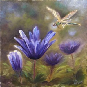 Dragonfly Dreams - 14" x 14"