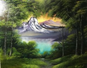 Bob Ross - Lilac Studio - Lake in the Valley @ Lilac Studio | New Castle | Indiana | United States