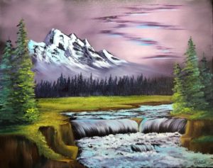 Bob Ross Event - Lilac Studio - New Castle - Arctic Beauty @ Lilac Studio