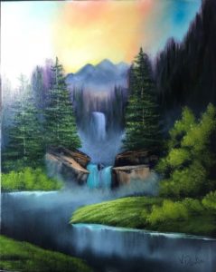 Bob Ross Event - Lilac Studio - New Castle - Falls in the Glen @ Lilac Studio