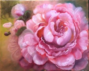 Pretty in Pink Peonies 20" x 16"