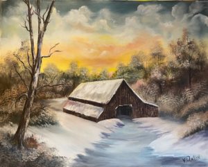 Bob Ross - Barn in Snow - New Castle Lilac Studio @ Lilac Studio in New Castle | Muncie | Indiana | United States