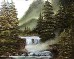 LILAC STUDIO - Bob Ross - Blue Ridge Falls @ Lilac Studio in New Castle | Muncie | Indiana | United States