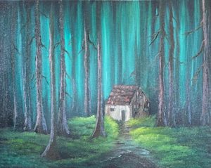 FULL - Lilac Studio - Bob Ross - Cabin in the Woods @ Lilac Studio in New Castle | Muncie | Indiana | United States