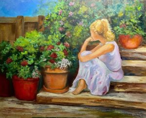 2 spaces left - New Castle Lilac Studio - Girl on the Garden Steps @ Lilac Studio in New Castle | Muncie | Indiana | United States