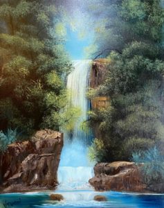 Evening Class - Bob Ross - Graceful Waterfall @ Lilac Studio in New Castle | Muncie | Indiana | United States