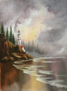 FULL - Lilac Studio - Lighthouse Seascape @ Lilac Studio in New Castle | Muncie | Indiana | United States