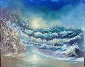 3 spaces left - New Castle Lilac Studio - Special 3 Day Seascape Event @ Lilac Studio in New Castle | Muncie | Indiana | United States