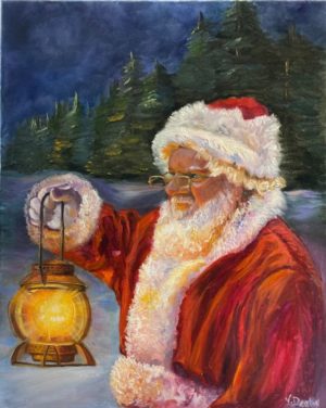 Looking for Rudolph (16" x 20")