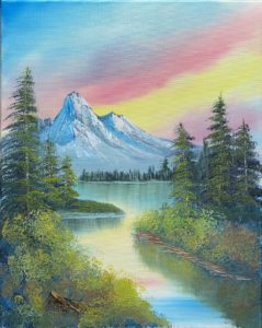Bob Ross - Peaceful Reflections - New Castle @ Lilac Studio in New Castle | Muncie | Indiana | United States