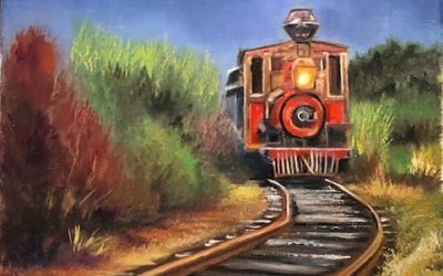 Midnight Train – Step by step oil painting