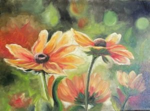 Sunshine Susans - 16" x 12"