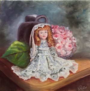 Sitting Pretty  (14" x 14")