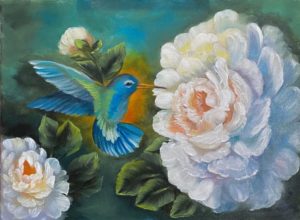 Sip of Spring  (16" x 12")