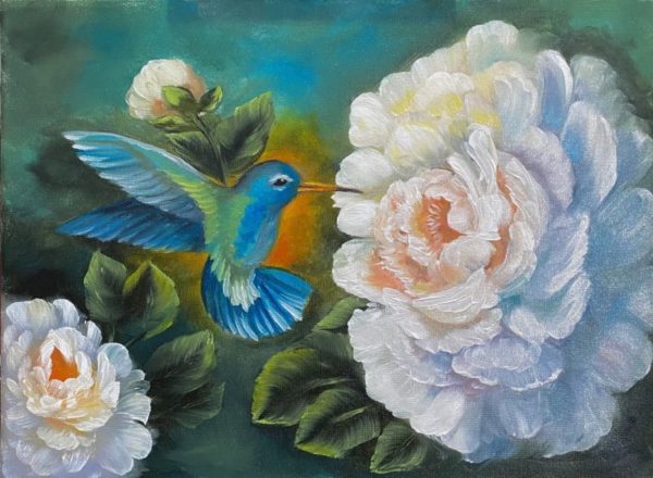 Sip of Spring  (16" x 12")