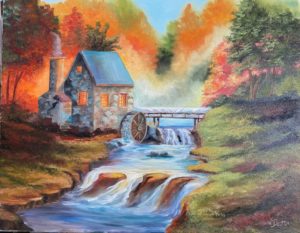 Morning at the Mill  (20" x 16")