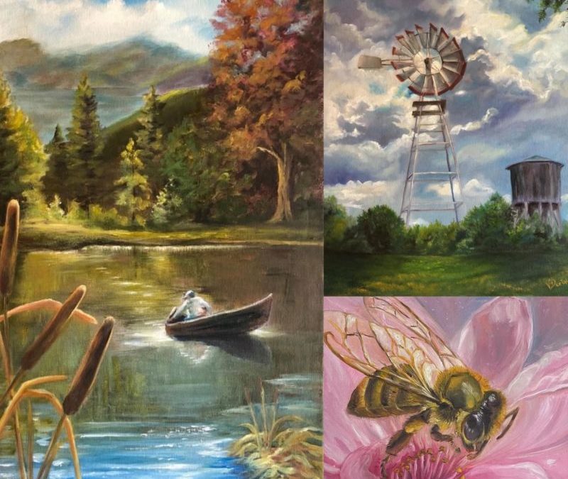 Vegas Painting Convention 2022 Oil Painting by Gini Deaton