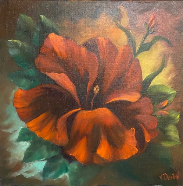 Floral Fantasy (14" x 14")