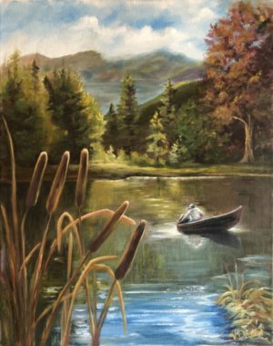Fisherman's Tale (16" x 20")