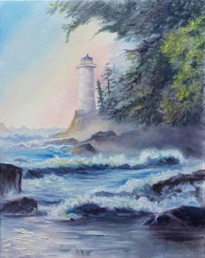 Enduring Beacon Lighthouse (16" x 20")