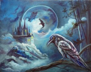 Nevermore Quoth the Raven (20" x 16")