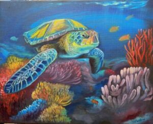 Sea Turtle 2 (20" x 16")