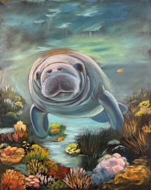 Manatee (16"x20")