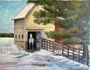 Waiting for Spring (20"x 16")