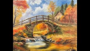 Bridge to Autumns Glory (20"x16")