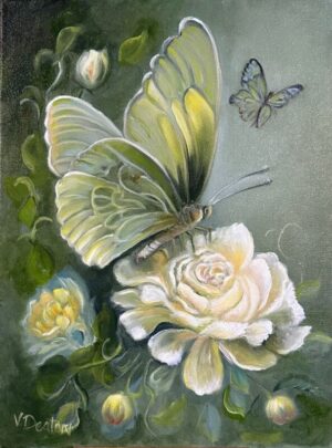 Butterfly's Touch (12"x 16")