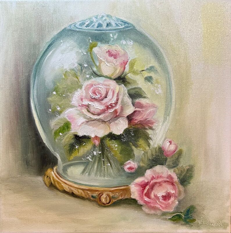 Rose Globe (12"x 12")